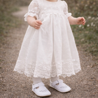 Børnesko i læder med barfodsfølelse – fleksible hjemmesko og sutsko til børn – hvid -Lusti - fra slipsko