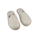 Natural felt slippers Pelsi - New Beige