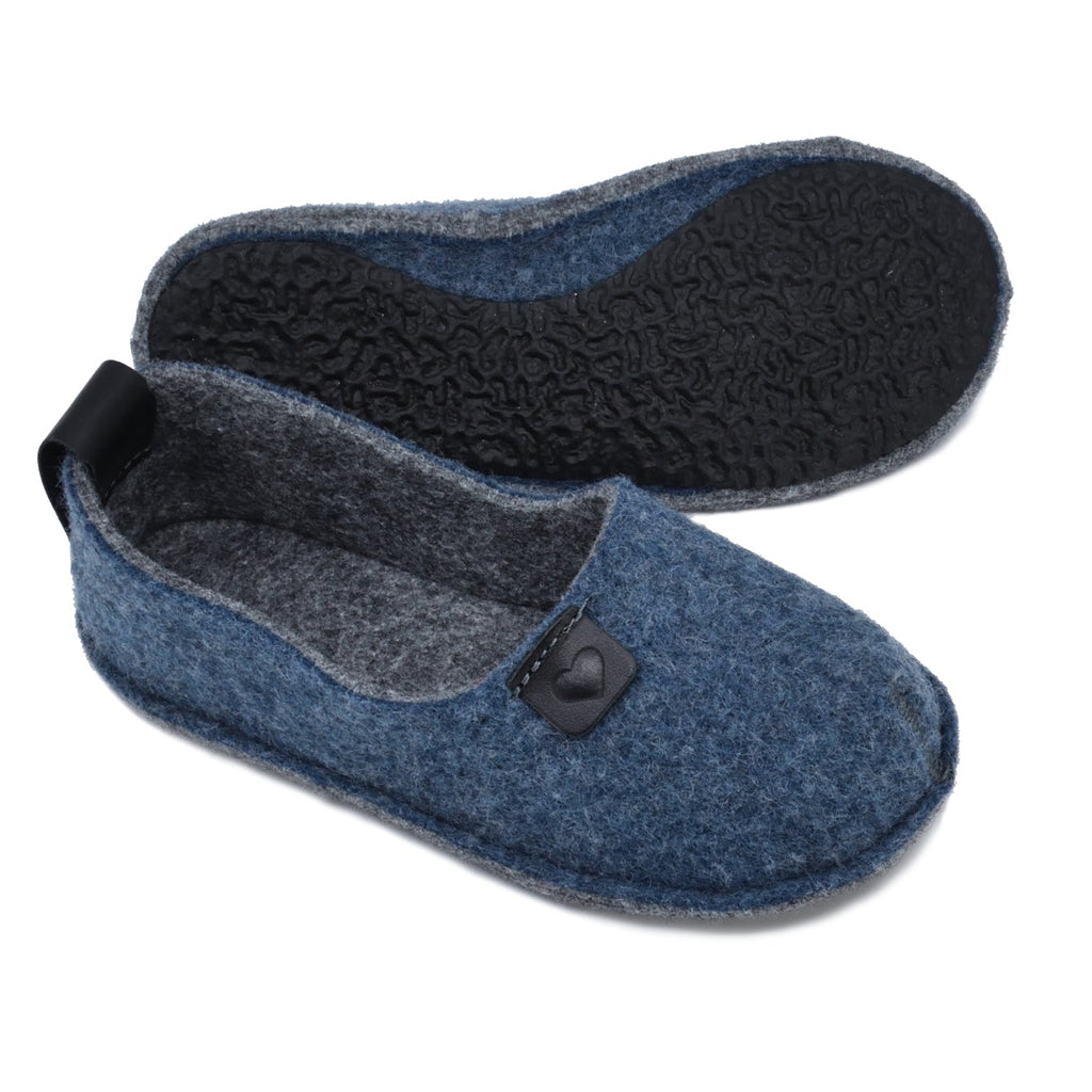 Öko-Toku Children's Slippers Made from Recycled Plastic Bottles - Blue