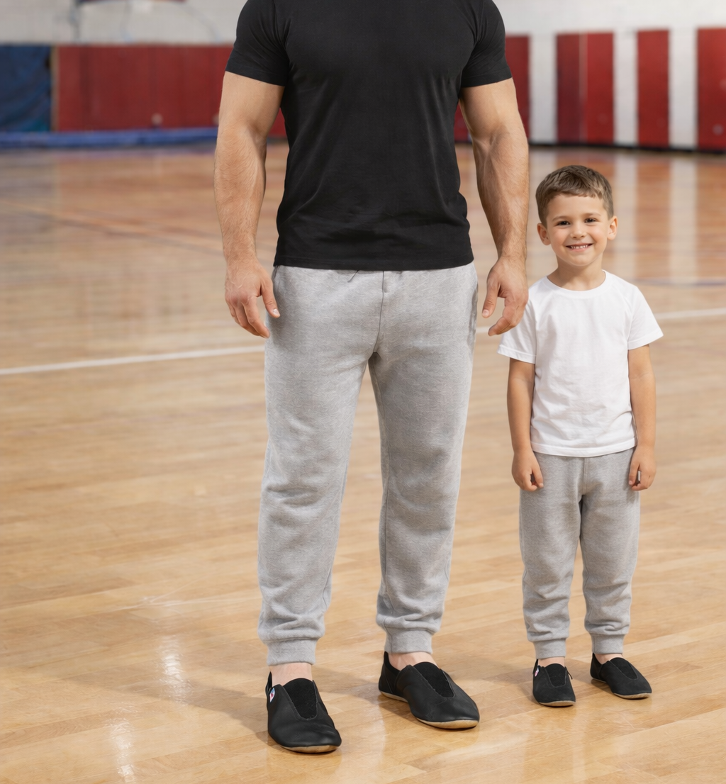 Gymnastiksko i læder - Sorte indesko til sport, dans & idræt | Hip-Hop. www.slipsko.dk 3