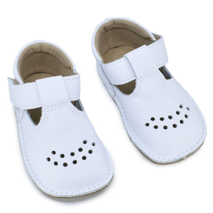 Leather Kids' Shoes Lusti - White