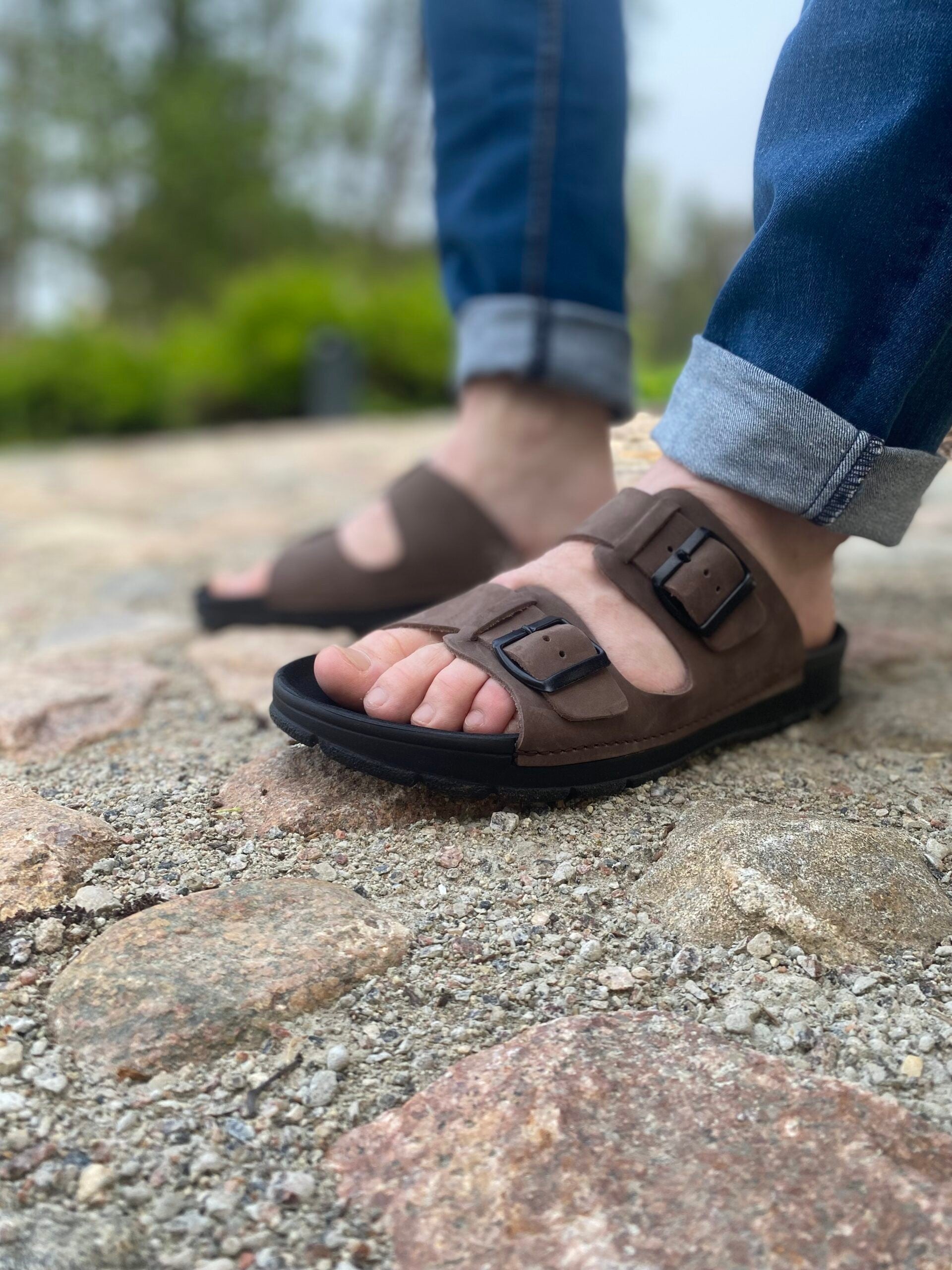Märt Men's Sandals – Dark Brown