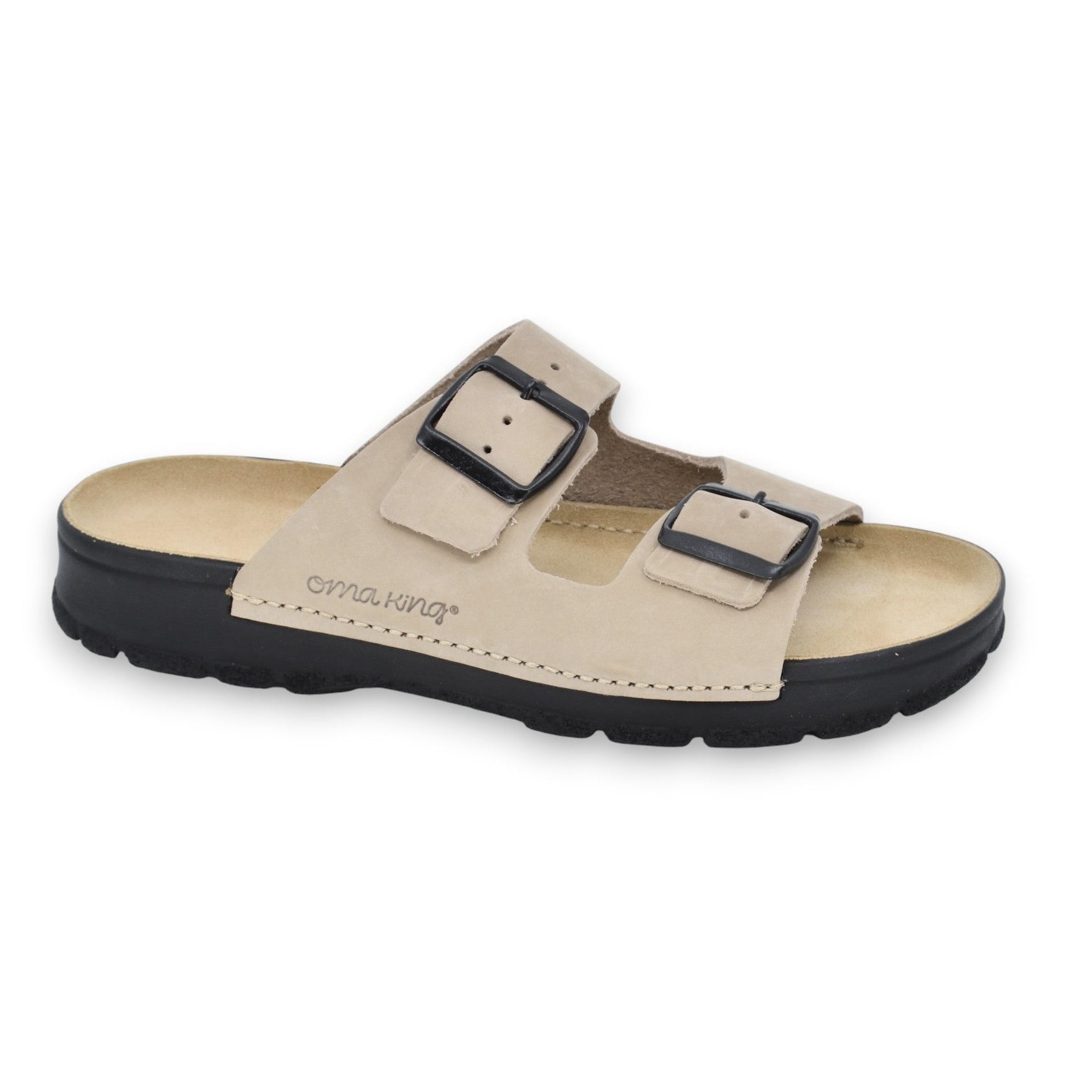 Meeliku Leather Sandals – Beige
