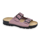 Meeliku Womens Leather Sandals – Dust Pink