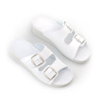 Anne Healed Sandals - White
