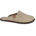 Natural felt slippers Pelsi - Brown