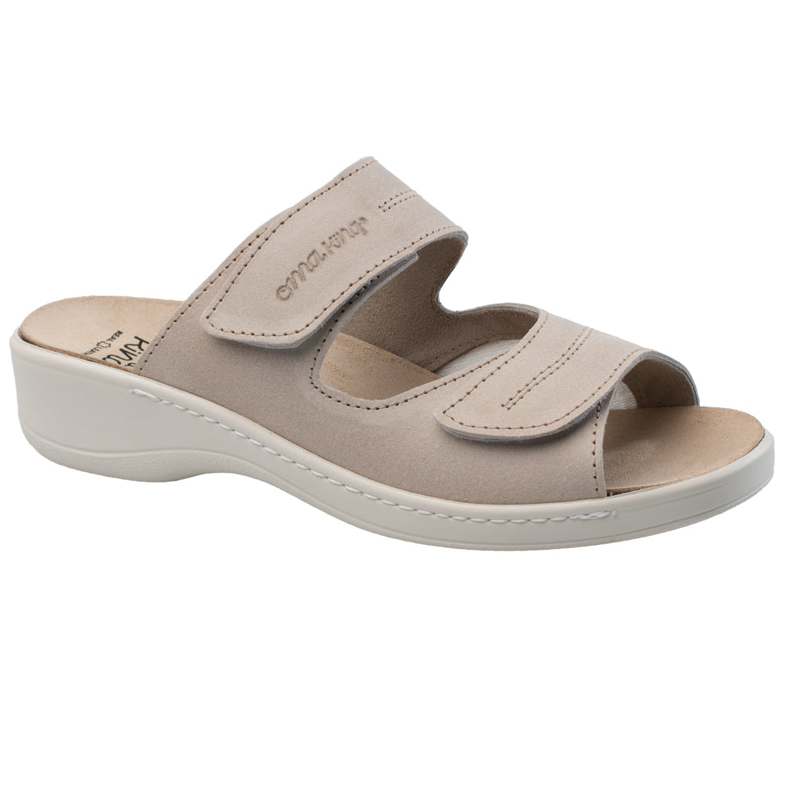 Professional Heel-Cushioned Sandals - Beige