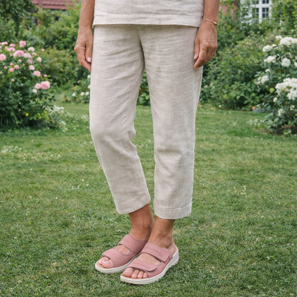 Ergonomiske Damesandaler – Lyserød - Omaking